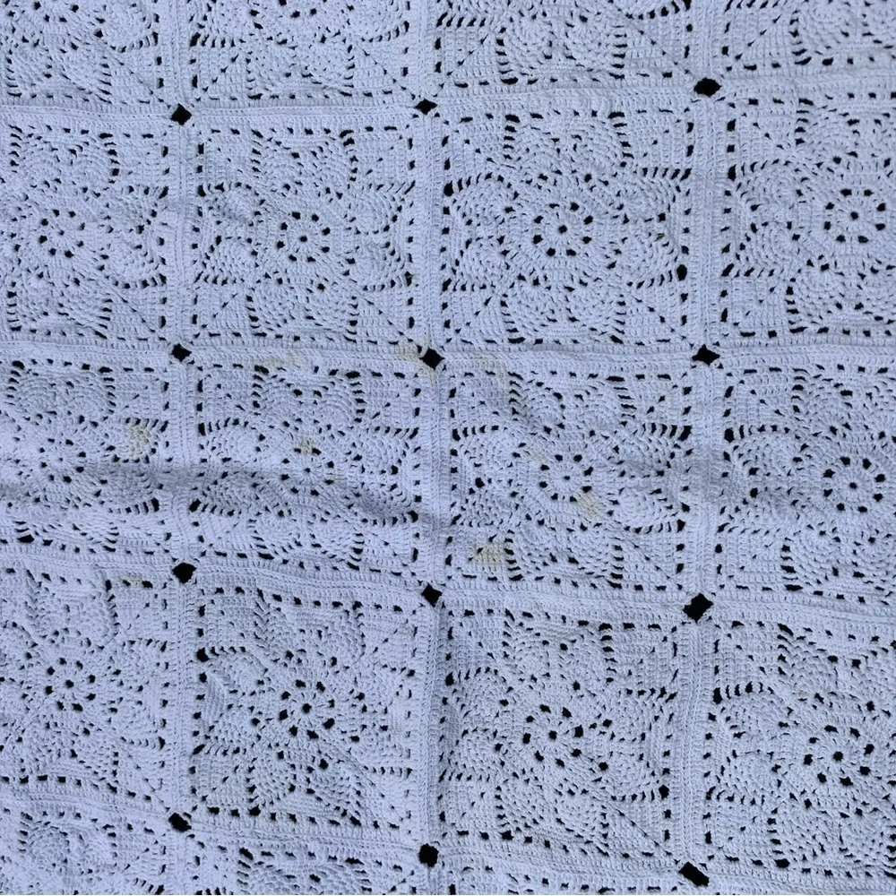 Crochet tablecloth
